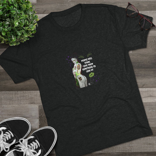 T-Shirt Unisex Crew - Zombie Lady by Nikki - Give Them Something To Look At