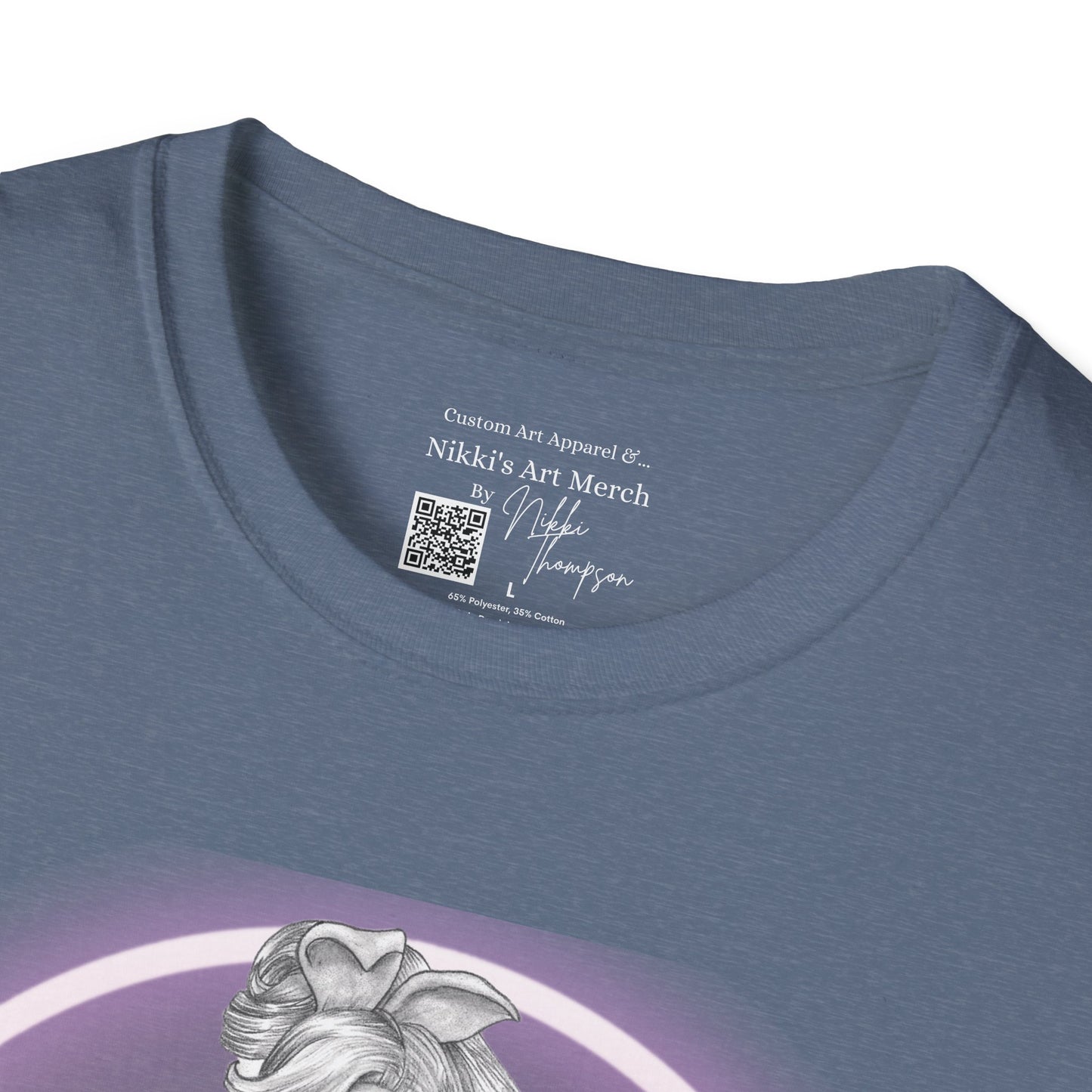 T-Shirt - Pretty Pin Up Bunny by Nikki
