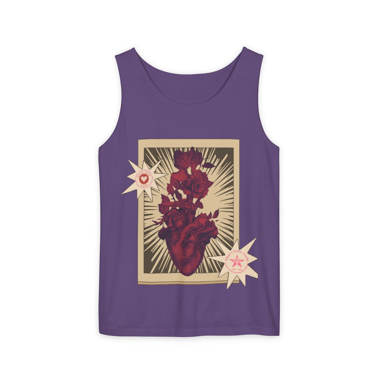 Anatomical Heart Tank Top by Nikki