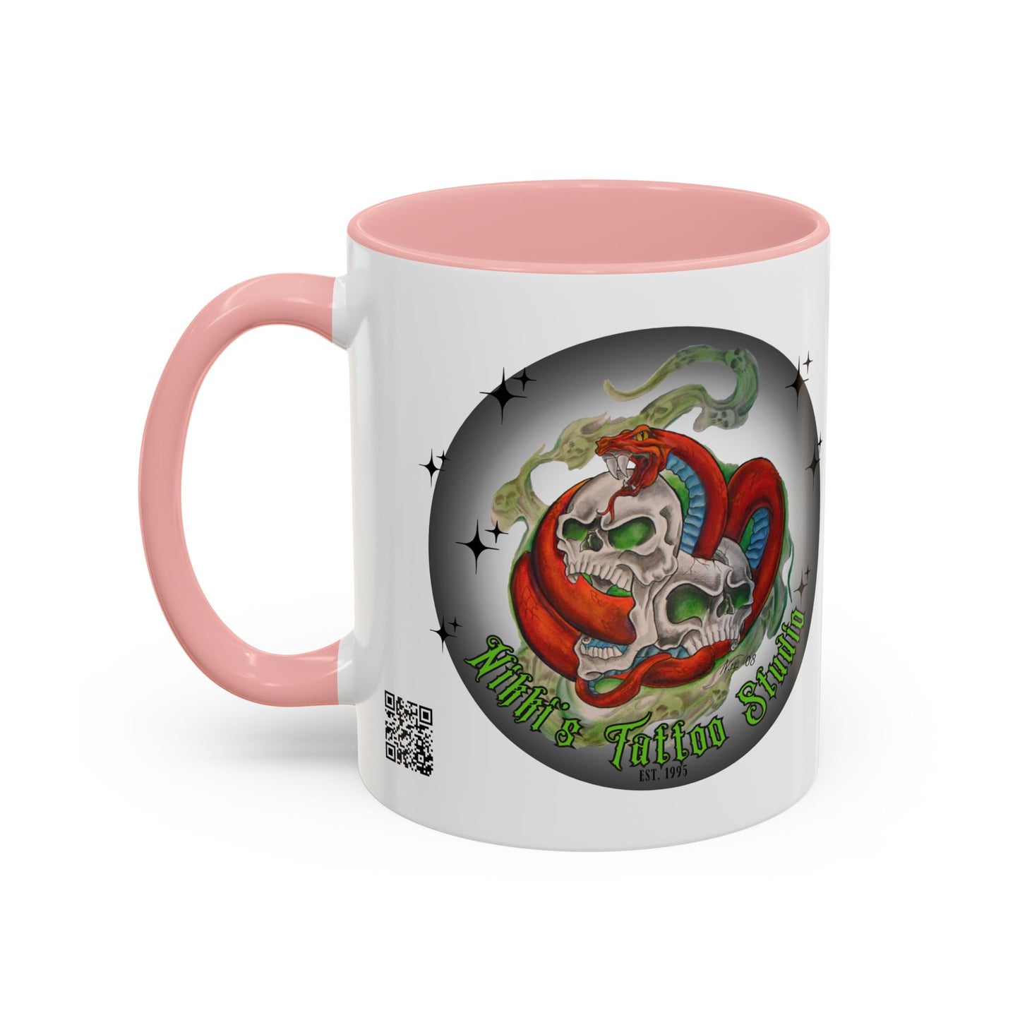 Mug - Nikki's Tattoo Studio (Skull & Snake)